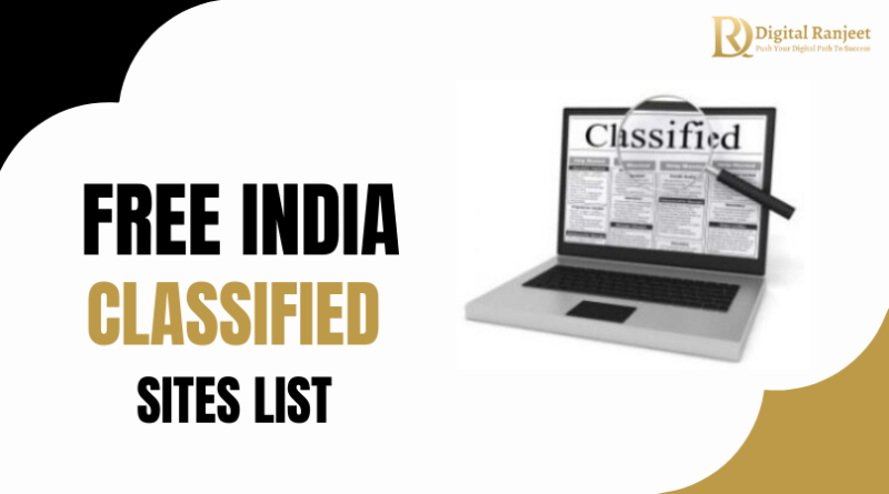 200+ Free India Classified Sites List